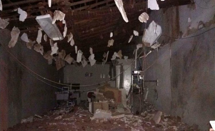 Agência do Bradesco no bairro do Salgado é alvo de explosão