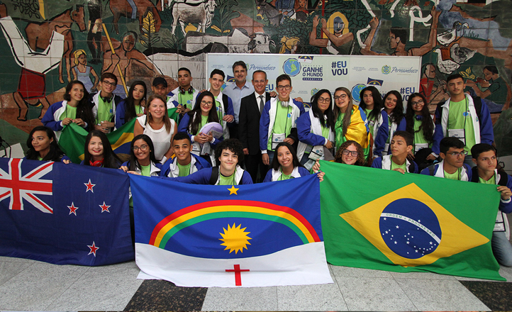 Estudantes de Pernambuco fazem intercâmbio para Nova Zelândia