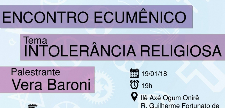 Caruaru terá Encontro Ecumênico em comemoração ao Dia Nacional de Enfrentamento à Intolerância Religiosa
