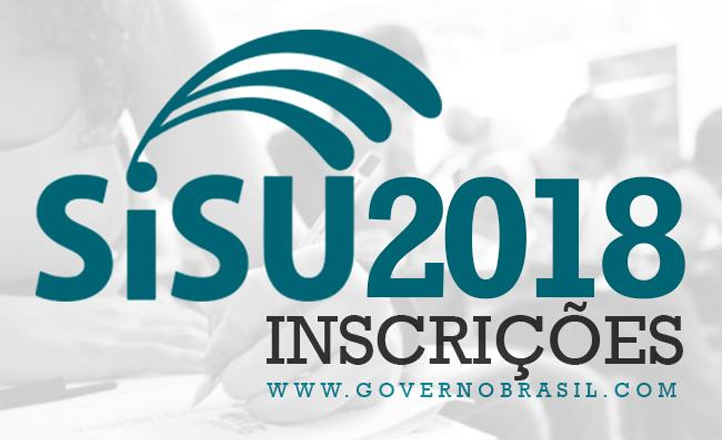 Último dia de inscrições para o Sisu 2018