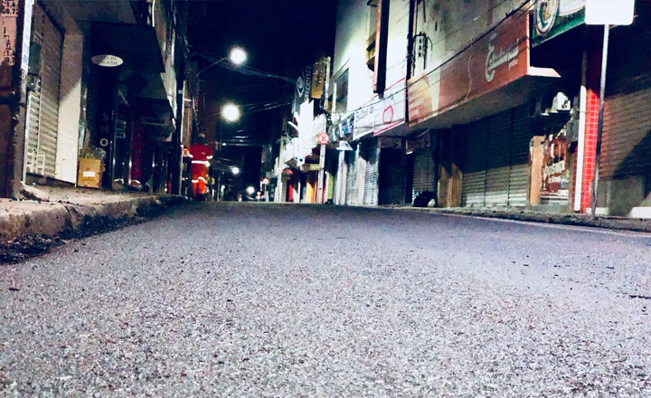 Obras da Operação Asfalto Novo serão retomadas durante a noite
