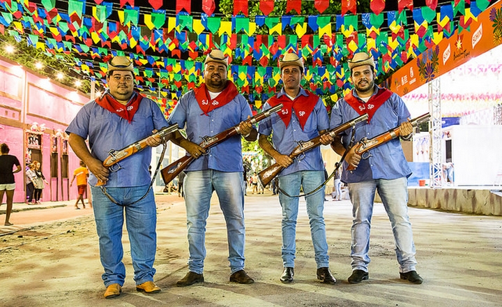 Estação Ferroviária de Caruaru recebe encontro com mais de mil bacamarteiros