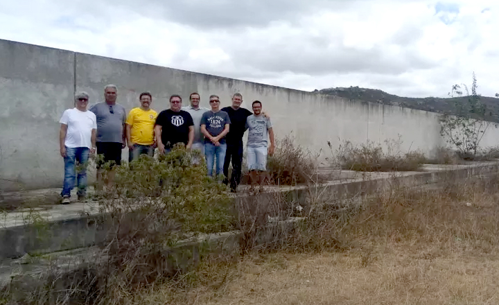 Diretoria do Central visita terreno de novo centro de treinamento