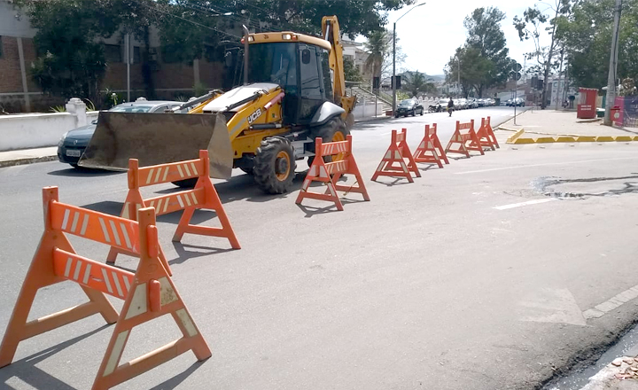 Obra emergencial modifica trânsito de Caruaru