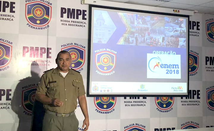 Polícia Militar de Pernambuco divulga esquema de segurança para Enem 2018