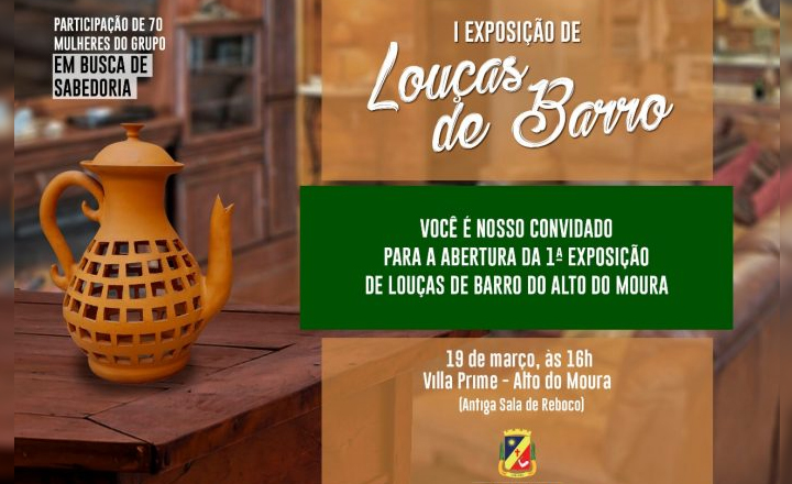 Exposição de Louças de Barro é realizada em Caruaru