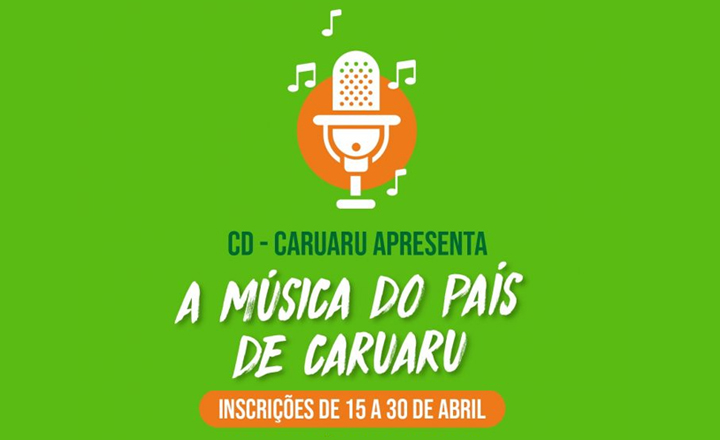 Inscrições para CD temático de Caruaru seguem até esta terça-feira (30)