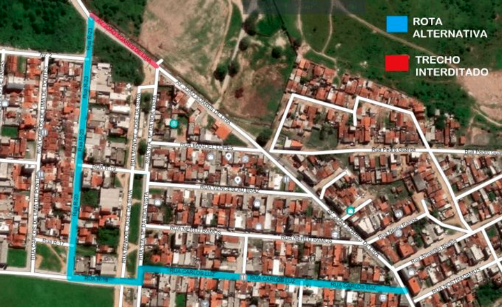 Via principal do Residencial Baraúnas passa por manutenção