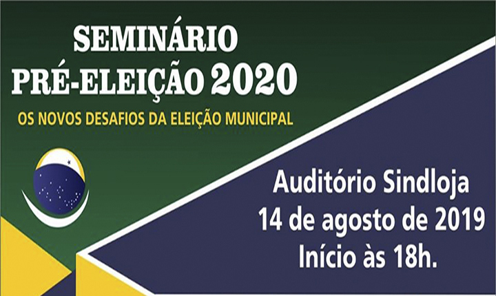 Seminário sobre a eleição de 2020 já tem data