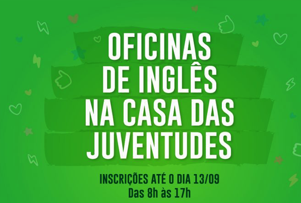 Oficina gratuita de língua inglesa para adolescentes e jovens será oferecida em Caruaru