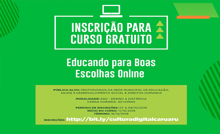 Curso sobre educação na internet é oferecido a servidores caruaruenses