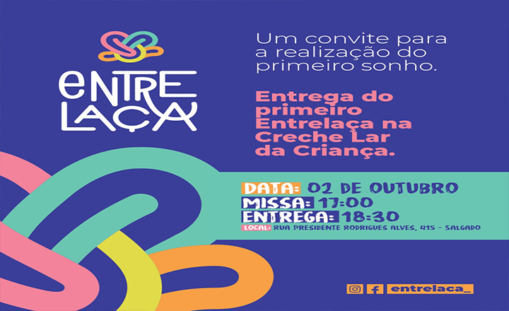 Creche será reinaugurada após intervenção do projeto Entrelaça