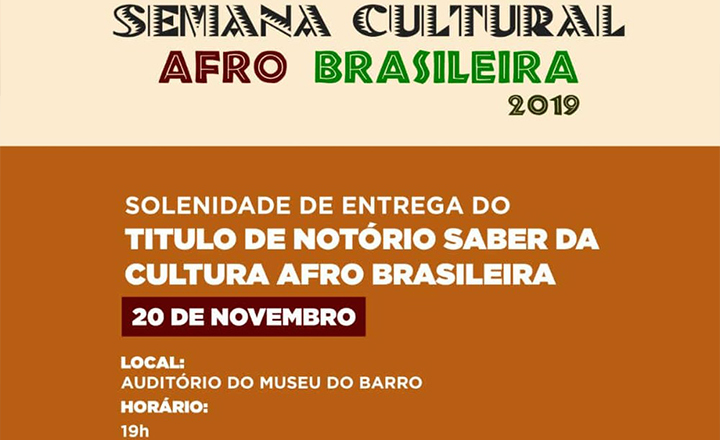 Semana Cultural Afro Brasileira é promovida em Caruaru
