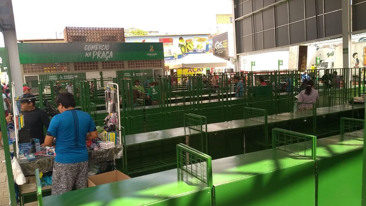 Ambulantes já comercializam no Comércio na Praça