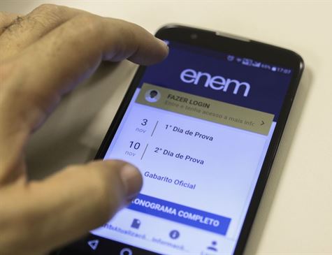 Aplicativo do ENEM está disponível no portal do Governo Federal