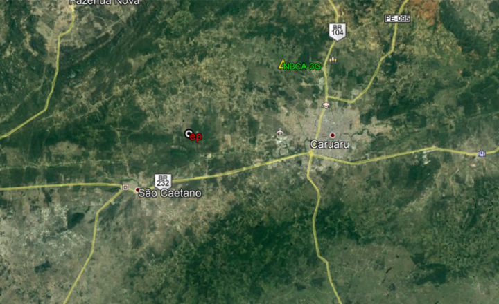 Tremores de terra são registrados em Caruaru