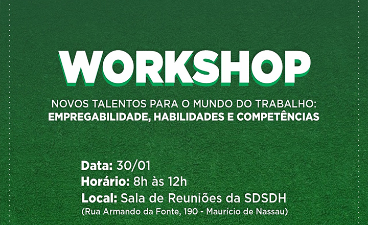 Workshop sobre mercado de trabalho é promovido em Caruaru