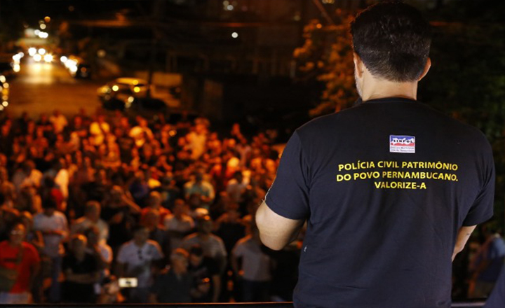 Policiais Civis de Pernambuco paralisam atividades nesta sexta (13)