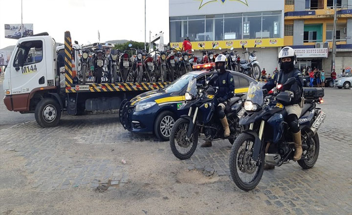 Operação da PRF recolhe 37 veículos irregulares em cidades do Agreste