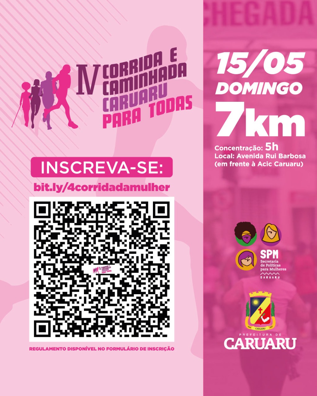 4ª Corrida e Caminhada Caruaru para Todas será realizada neste mês