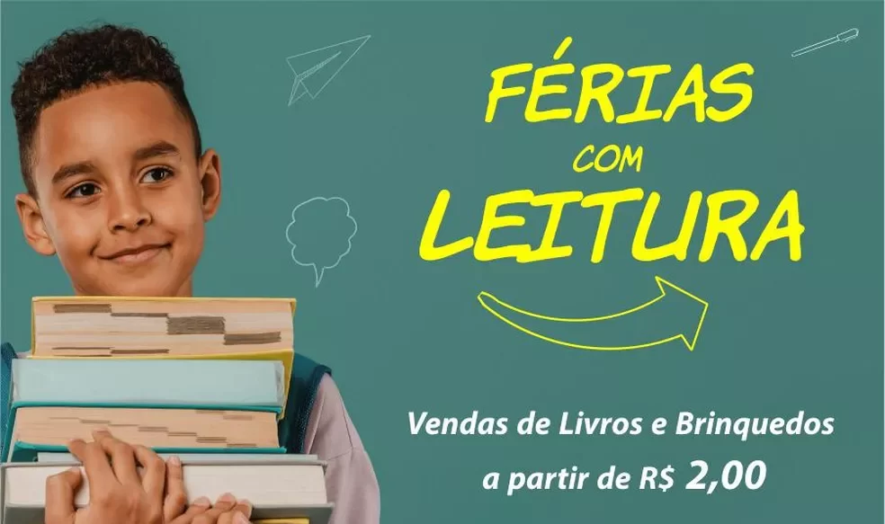 ICIA realiza feira de livros e brinquedos