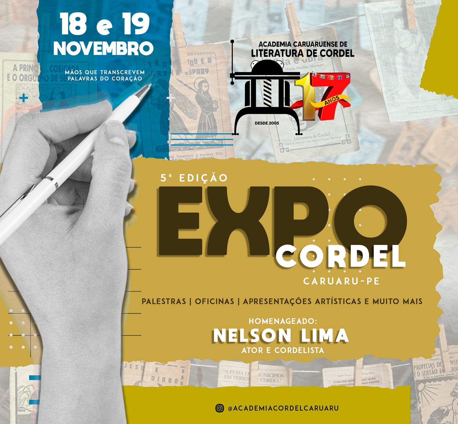 5° edição da Expo Cordel inicia nesta sexta (18), em Caruaru