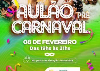 Evento será próxima quarta-feira (08), na Estação Ferroviária. (Imagem: Divulgação)
