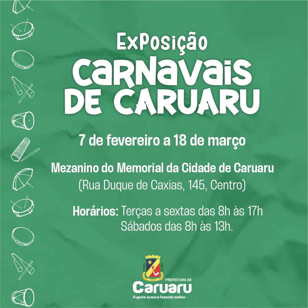 Roupas, estandartes, sombrinhas, filipetas e demais acessórios fazem parte da mostra cultural. (Imagem: Divulgação)