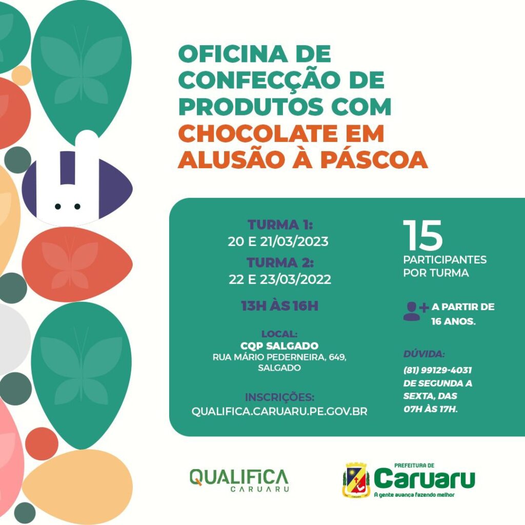 Oficina contará com aulas teóricas e práticas. (Imagem: Divulgação)
