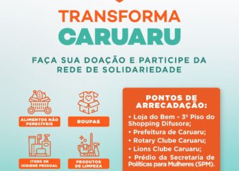 Estão sendo arrecadados roupas, alimentos não perecíveis, material de limpeza e de higiene pessoal. (Imagem: Divulgação)