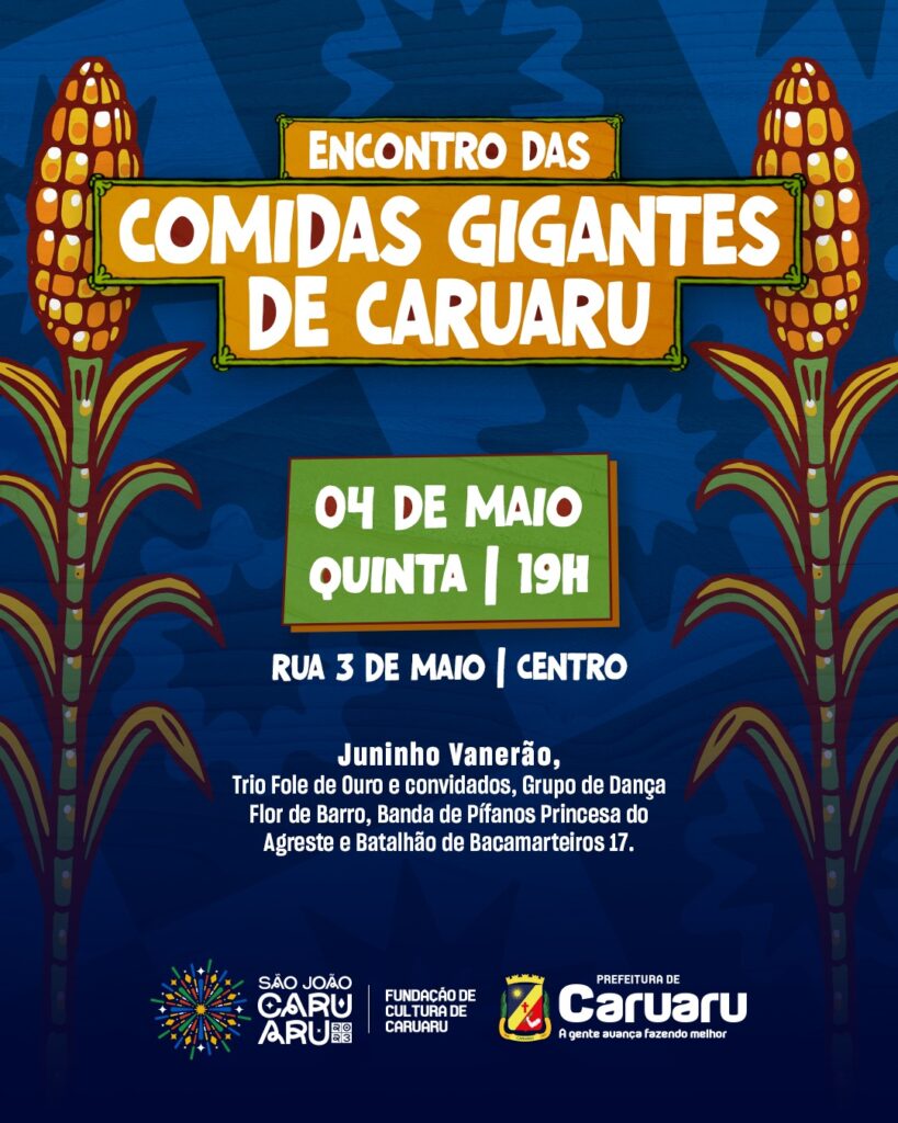 Evento acontece na Rua 3 de maio, Centro da cidade. (Imagem: Divulgação)