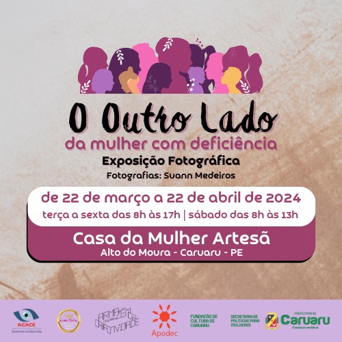 O evento acontecerá  na Casa da Mulher Artes, no Alto do Moura (Imagem: Divulgação)