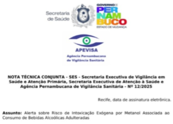 Apevisa divulga nota sobre risco de metanol em bebidas adulteradas