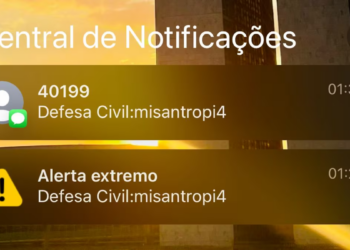 Defesa Civil informa indisponibilidade temporária do sistema de alertas por SMS