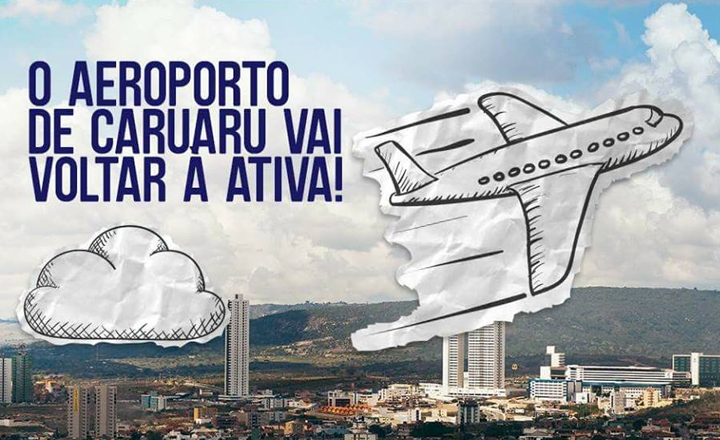 Governador confirma reativação do aeroporto de Caruaru