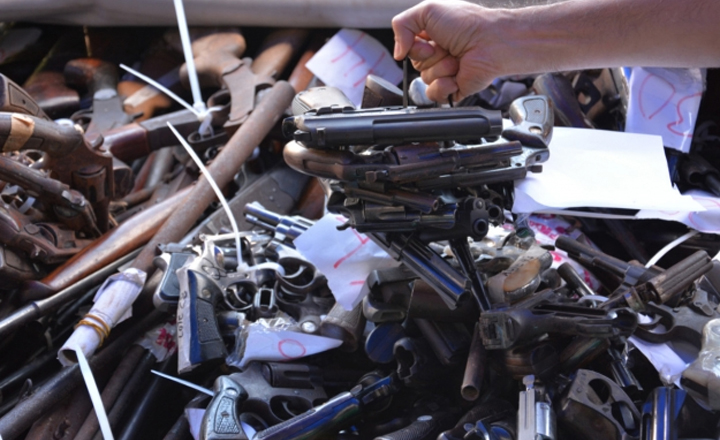 Mais de 10 mil armas são arrecadadas em Pernambuco