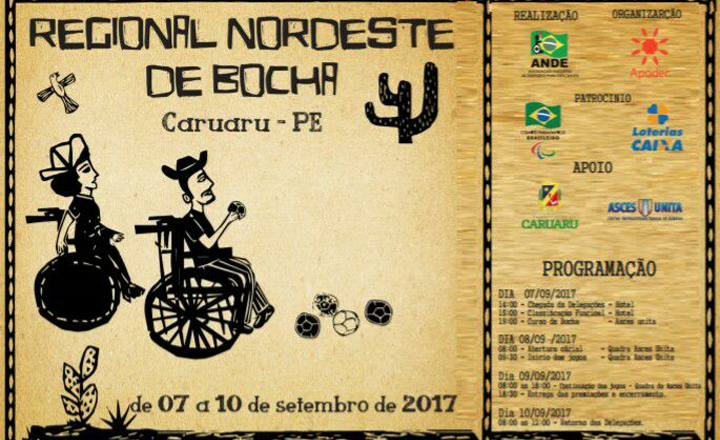 Campeonato Regional Nordeste de Bocha é realizado em Caruaru
