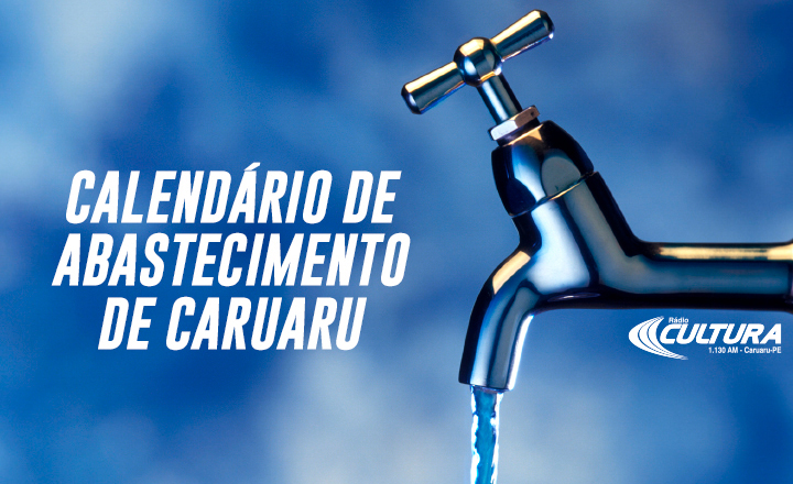 Compesa divulga calendário de abastecimento de Caruaru para outubro