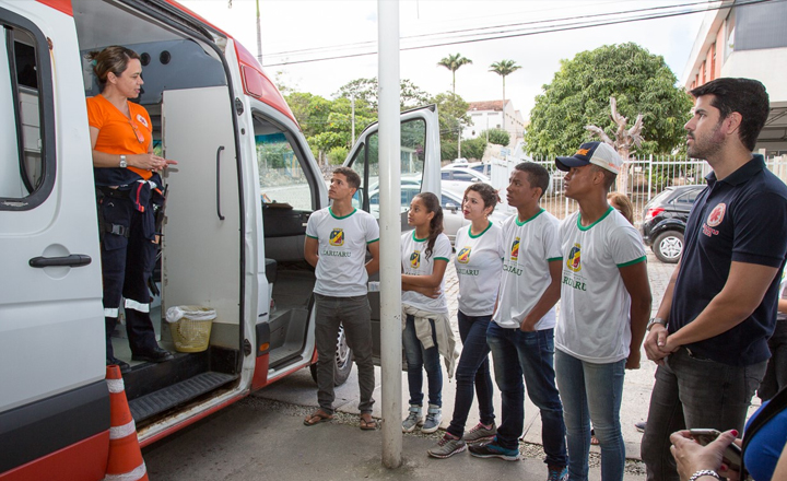 Projeto ‘Escola Amiga do Samu’ visita escolas públicas de Caruaru