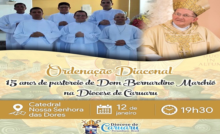 Dom Bernardino Marchió completará 15 anos de pastoreio