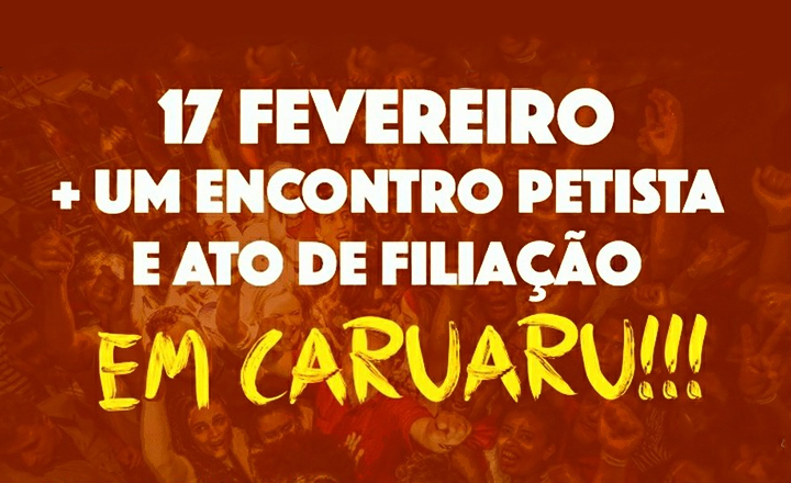 PT realiza ato de filiação em Caruaru