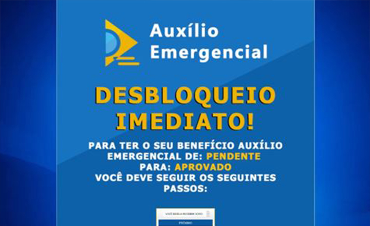 PF alerta para golpes que prometem liberação imediata do auxílio emergencial