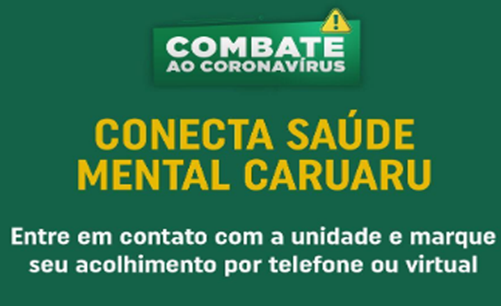 Conecta Saúde Mental oferece atendimento psicológico gratuito em Caruaru