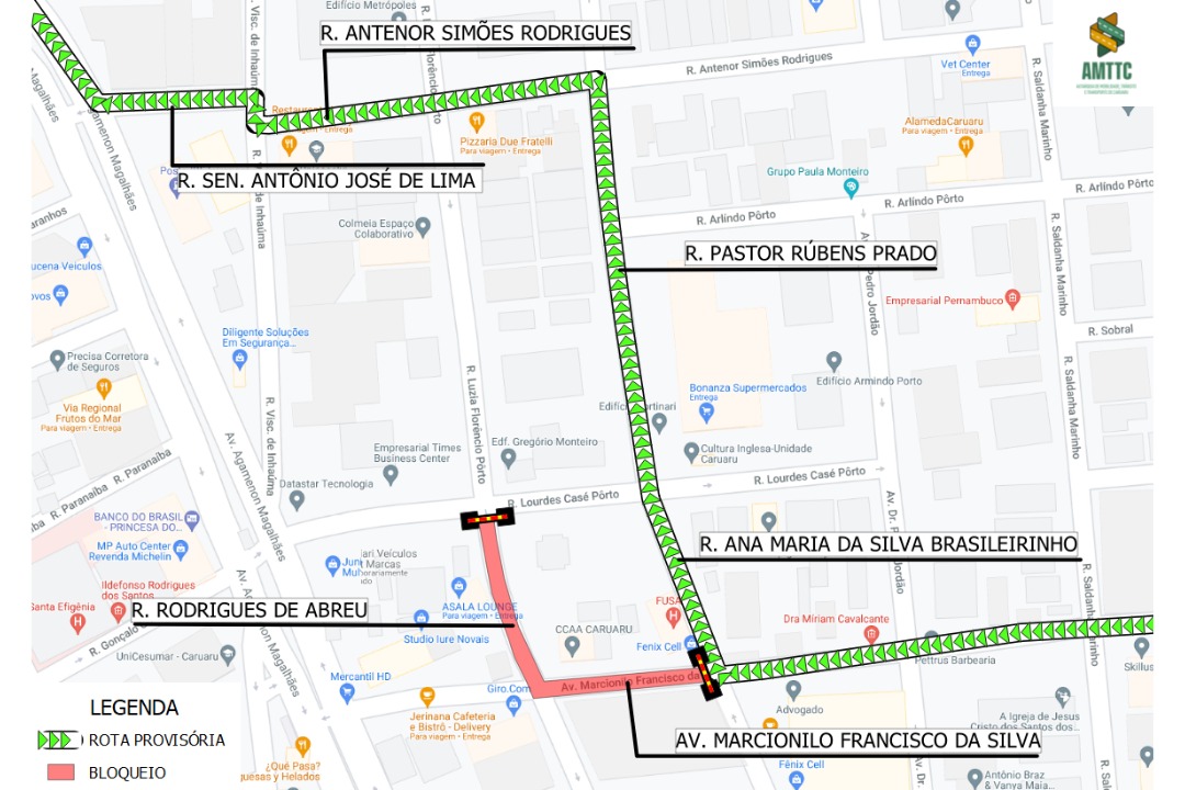 Trecho na Avenida Marcionilo Francisco é interditado