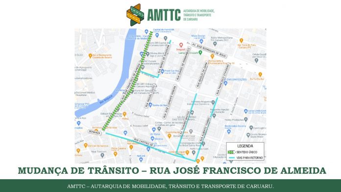 Rua José Francisco de Almeida, em Caruaru, passa a ser sentido único