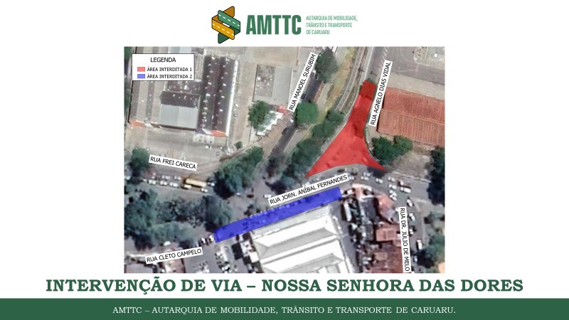 AMTTC alerta condutores sobre obras próximas ao Pátio de Eventos