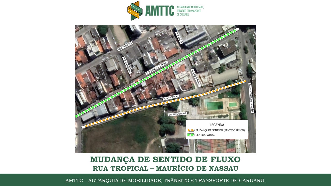 Rua Tropical passa a ter sentido único a partir de hoje (26)