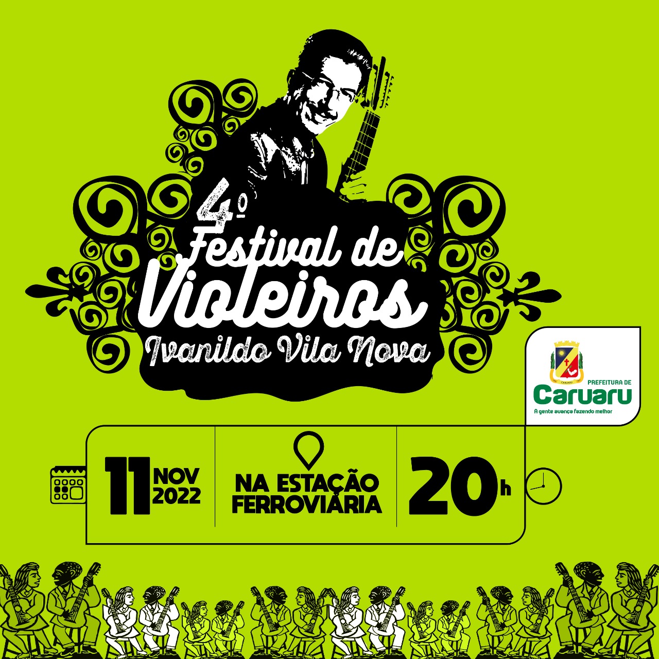 Caruaru realiza IV Festival de Violeiros Ivanildo Vila Nova