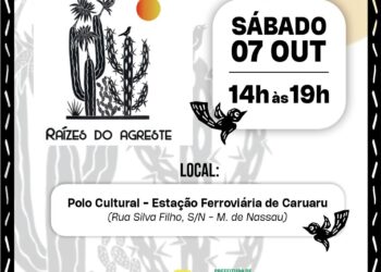 O evento acontecerá no próximo sábado (7), com a participação de vários artistas locais (Imagem: Divulgação)