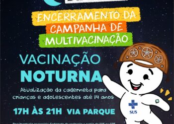 Crianças e adolescentes com até 14 anos poderão se vacinar entre 17h e 21h (Imagem: Divulgação)